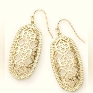 Kendra Scott Elle Drop earrings (Fashion jewelry, Filigree, 14K gold plated)